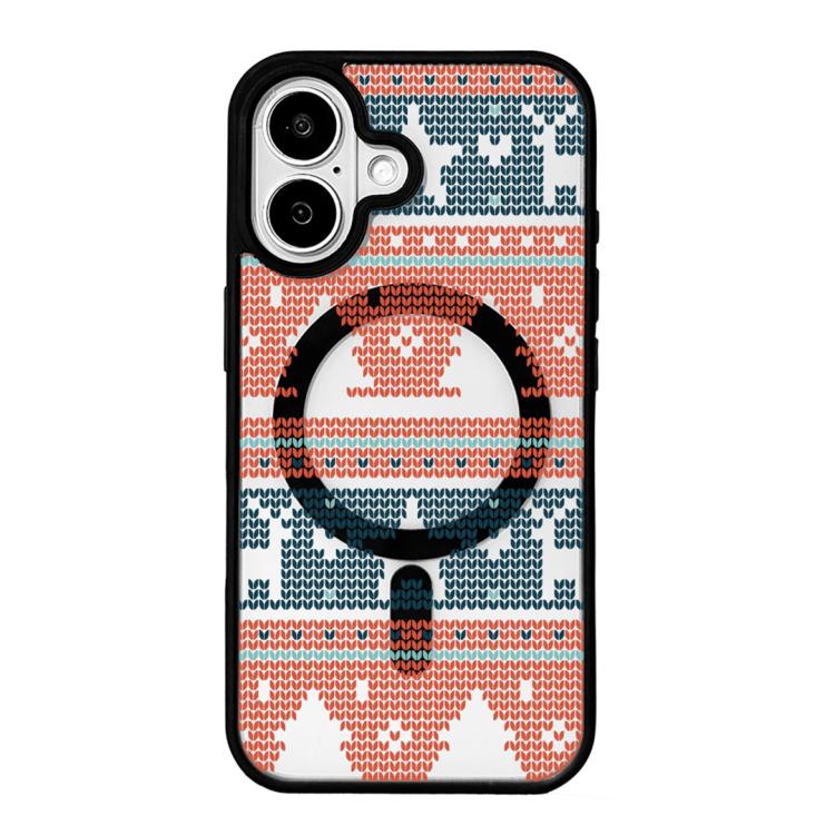 เคสโทรศัพท์ขอบดำทาสีแม่เหล็กแรงสูงซีรีส์คริสต์มาส สำหรับ iPhone 17 Pro Max, iPhone 17 Pro, iPhone 17