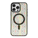 Christmas Series Strong Magnetic Painted Black Edge Phone Case, For iPhone 16 Pro Max, For iPhone 16 Pro, For iPhone 16