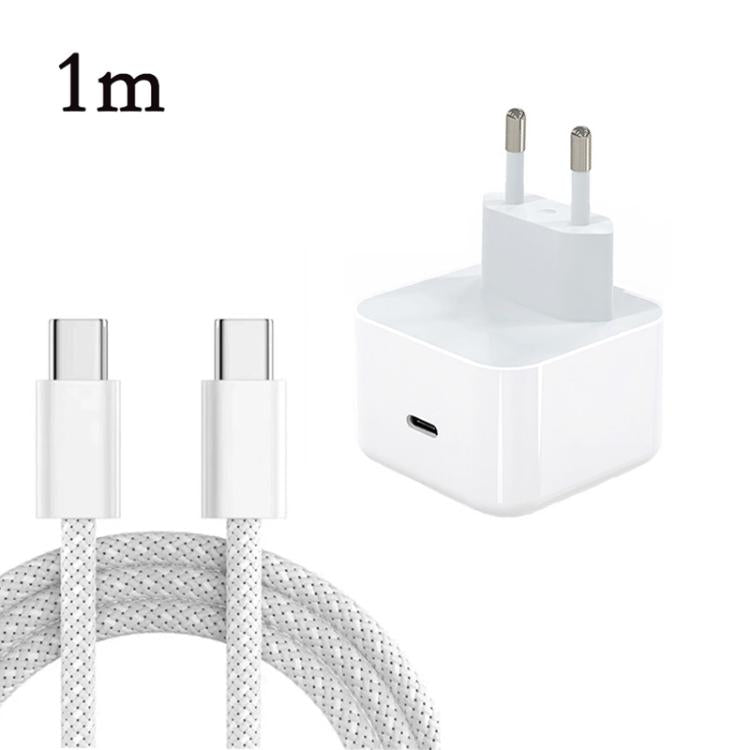 ที่ชาร์จ A3365 PD40W USB-C / Type-C พร้อมสายข้อมูล Type-C ถึง Type-C, ปลั๊ก EU, ปลั๊ก EU + สาย Type-C 1 ม., ปลั๊ก EU + สาย Type-C 2 ม.