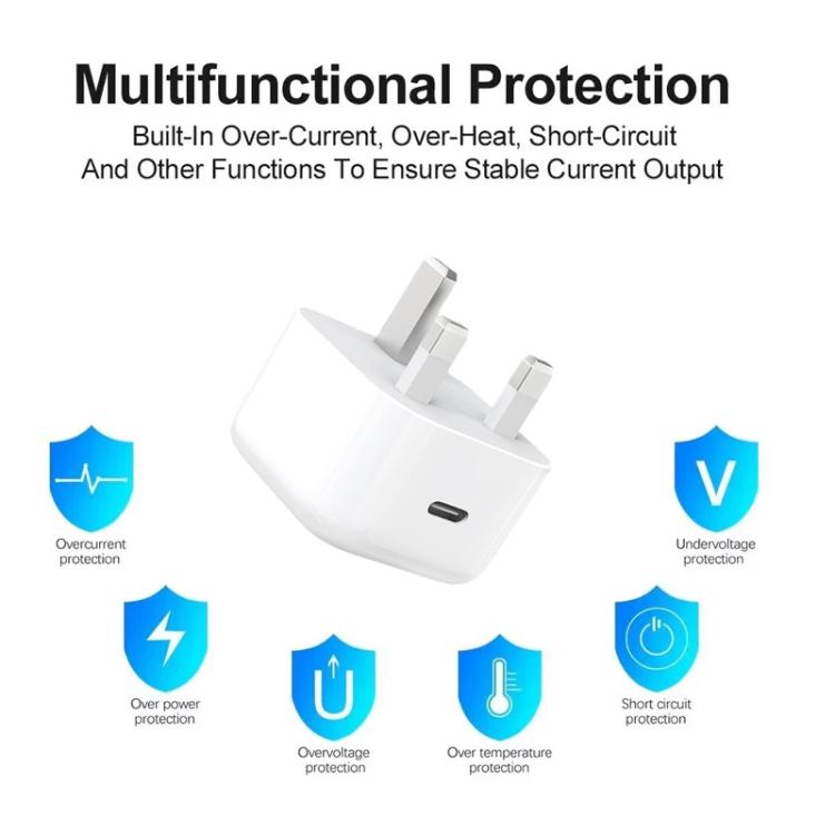 ที่ชาร์จ A3365 PD40W USB-C / Type-C อินเทอร์เฟซ ปลั๊ก UK