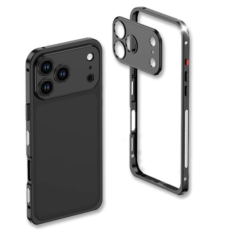 เคสโทรศัพท์กันกระแทกกรอบโลหะผสมบางพิเศษพร้อมกรอบเลนส์ สำหรับ iPhone 17 Pro Max, สำหรับ iPhone 17 Pro