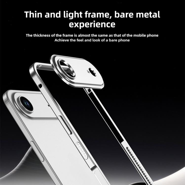 เคสโทรศัพท์กันกระแทกกรอบโลหะผสมบางพิเศษพร้อมกรอบเลนส์ สำหรับ iPhone 17 Pro Max, สำหรับ iPhone 17 Pro