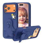 เคสโทรศัพท์กันกระแทก EVA ลายเพนกวินพร้อมที่วาง สำหรับ iPhone 17 Pro Max, สำหรับ iPhone 17 Pro, สำหรับ iPhone 17, สำหรับ iPhone Air, สำหรับ iPhone 16 Pro Max, สำหรับ iPhone 16 Pro, สำหรับ iPhone 16, สำหรับ iPhone 15 Pro Max