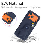 เคสโทรศัพท์กันกระแทก EVA ลายเพนกวินพร้อมที่วาง สำหรับ iPhone 17 Pro Max, สำหรับ iPhone 17 Pro, สำหรับ iPhone 17, สำหรับ iPhone Air, สำหรับ iPhone 16 Pro Max, สำหรับ iPhone 16 Pro, สำหรับ iPhone 16, สำหรับ iPhone 15 Pro Max