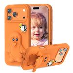 เคสโทรศัพท์กันกระแทก EVA ลายเพนกวินพร้อมที่วาง สำหรับ iPhone 17 Pro Max, สำหรับ iPhone 17 Pro, สำหรับ iPhone 17, สำหรับ iPhone Air, สำหรับ iPhone 16 Pro Max, สำหรับ iPhone 16 Pro, สำหรับ iPhone 16, สำหรับ iPhone 15 Pro Max