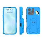 เคสโทรศัพท์กันกระแทก EVA ลายเพนกวินพร้อมที่วาง สำหรับ iPhone 17 Pro Max, สำหรับ iPhone 17 Pro, สำหรับ iPhone 17, สำหรับ iPhone Air, สำหรับ iPhone 16 Pro Max, สำหรับ iPhone 16 Pro, สำหรับ iPhone 16, สำหรับ iPhone 15 Pro Max