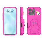 เคสโทรศัพท์กันกระแทก EVA ลายเพนกวินพร้อมที่วาง สำหรับ iPhone 17 Pro Max, สำหรับ iPhone 17 Pro, สำหรับ iPhone 17, สำหรับ iPhone Air, สำหรับ iPhone 16 Pro Max, สำหรับ iPhone 16 Pro, สำหรับ iPhone 16, สำหรับ iPhone 15 Pro Max