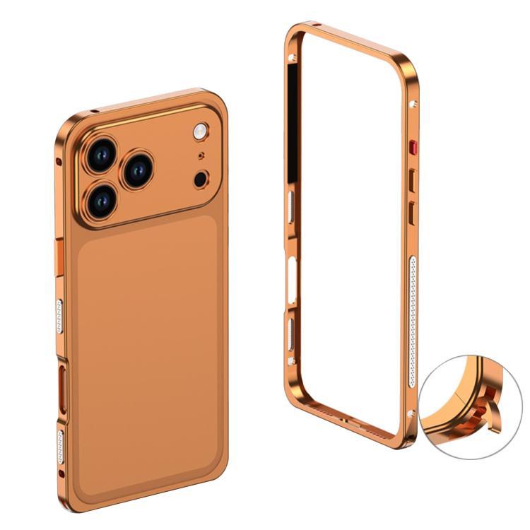 เคสโทรศัพท์กันกระแทกกรอบโลหะผสมอัลลอยด์บางพิเศษ สำหรับ iPhone 17 Pro Max, สำหรับ iPhone 17 Pro
