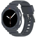 สายสายนาฬิกา TPU แบบบูรณาการพร้อมตัวเรือนนาฬิกาสีทึบ สำหรับ Samsung Galaxy Watch8 44 มม., สำหรับ Samsung Galaxy Watch8 40 มม.