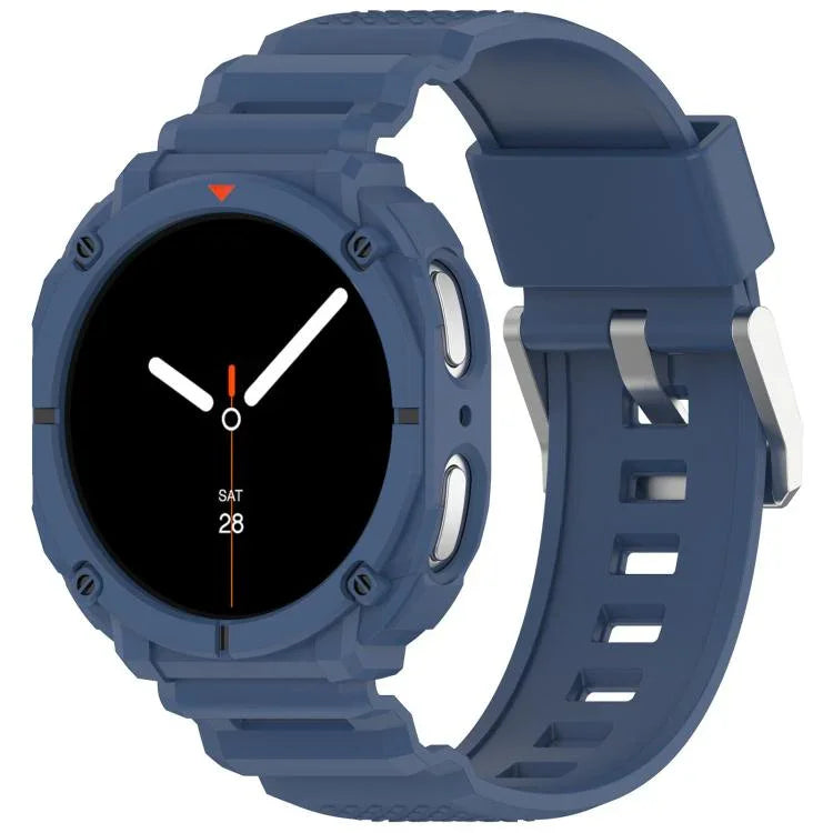 สายสายนาฬิกา TPU แบบบูรณาการพร้อมตัวเรือนนาฬิกาสีทึบ สำหรับ Samsung Galaxy Watch8 44 มม., สำหรับ Samsung Galaxy Watch8 40 มม.