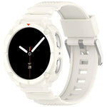 สายสายนาฬิกา TPU แบบบูรณาการพร้อมตัวเรือนนาฬิกาสีทึบ สำหรับ Samsung Galaxy Watch8 44 มม., สำหรับ Samsung Galaxy Watch8 40 มม.