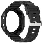 สายสายนาฬิกา TPU แบบบูรณาการพร้อมตัวเรือนนาฬิกาสีทึบ สำหรับ Samsung Galaxy Watch8 44 มม., สำหรับ Samsung Galaxy Watch8 40 มม.