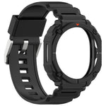 สายสายนาฬิกา TPU แบบบูรณาการพร้อมตัวเรือนนาฬิกาสีทึบ สำหรับ Samsung Galaxy Watch8 44 มม., สำหรับ Samsung Galaxy Watch8 40 มม.