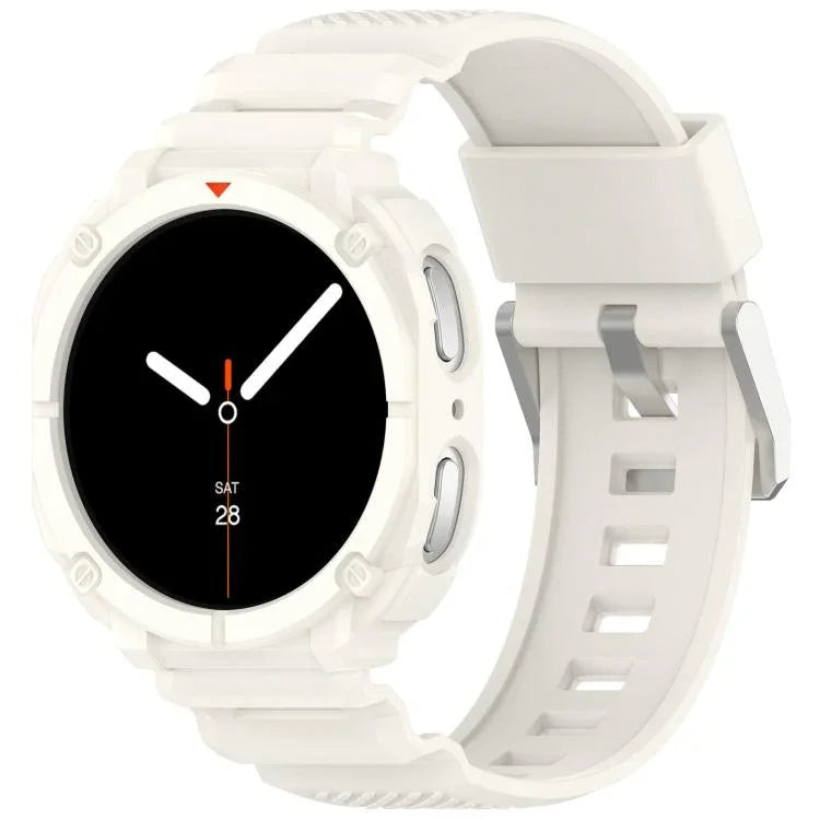 สายสายนาฬิกา TPU แบบบูรณาการพร้อมตัวเรือนนาฬิกาสีทึบ สำหรับ Samsung Galaxy Watch8 44 มม., สำหรับ Samsung Galaxy Watch8 40 มม.