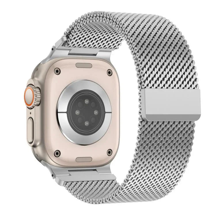 สายนาฬิกา Milan แบบตาข่ายหยาบแม่เหล็ก Vitality สำหรับ Apple Watch 42 / 44 / 45 / 46 / 49 มม.