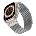 สายนาฬิกา Milan แบบตาข่ายหยาบแม่เหล็ก Vitality สำหรับ Apple Watch 42 / 44 / 45 / 46 / 49 มม.