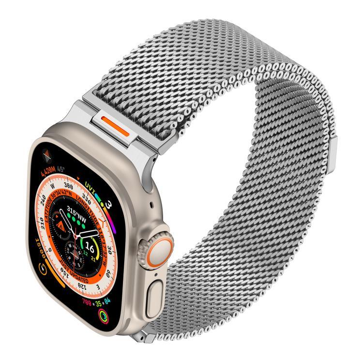 สายนาฬิกา Milan แบบตาข่ายหยาบแม่เหล็ก Vitality สำหรับ Apple Watch 42 / 44 / 45 / 46 / 49 มม.