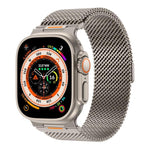 สายนาฬิกา Milan แบบตาข่ายหยาบแม่เหล็ก Vitality สำหรับ Apple Watch 42 / 44 / 45 / 46 / 49 มม.