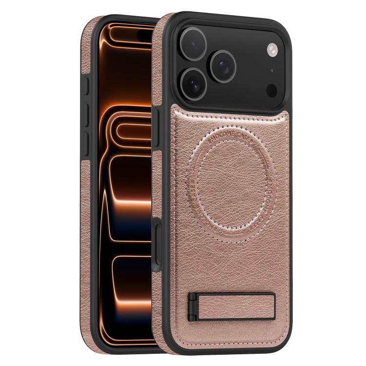 เคสโทรศัพท์ MagSafe PU แบบมัลติฟังก์ชันพร้อมที่จับ สำหรับ iPhone 17 Pro Max, สำหรับ iPhone 17 Pro, สำหรับ iPhone 17, สำหรับ iPhone Air