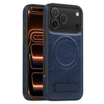เคสโทรศัพท์ MagSafe PU แบบมัลติฟังก์ชันพร้อมที่จับ สำหรับ iPhone 17 Pro Max, สำหรับ iPhone 17 Pro, สำหรับ iPhone 17, สำหรับ iPhone Air