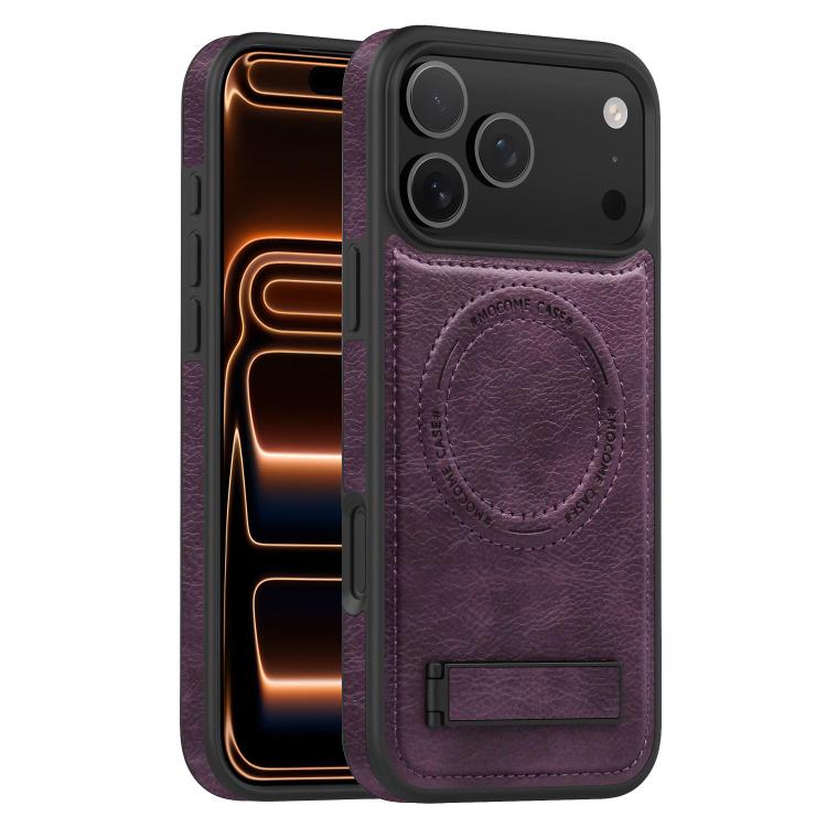 เคสโทรศัพท์ MagSafe PU แบบมัลติฟังก์ชันพร้อมที่จับ สำหรับ iPhone 17 Pro Max, สำหรับ iPhone 17 Pro, สำหรับ iPhone 17, สำหรับ iPhone Air