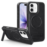 Multi-function Holder MagSafe PU Phone Case, For iPhone 17 Pro Max, For iPhone 17 Pro, For iPhone 17, For iPhone  Air