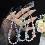 สร้อยคอมุกผีเสื้อกัมมี่, สีชมพู, สีน้ำเงิน, สีม่วง