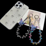 สร้อยคอคริสตัลผีเสื้อสามมิติ, สีชมพู, สีน้ำเงิน