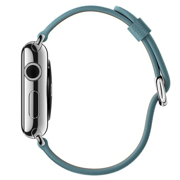 สายหนังแบบปุ่มคลาสสิก สำหรับ Apple Watch Series 3 & 2 & 1 38 มม.