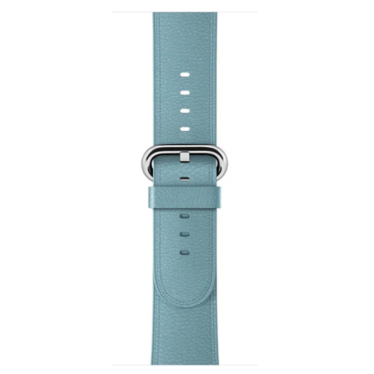 สายหนังแบบปุ่มคลาสสิก สำหรับ Apple Watch Series 3 & 2 & 1 38 มม.