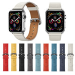 สายหนังแบบปุ่มคลาสสิก สำหรับ Apple Watch Series 3 & 2 & 1 38 มม.