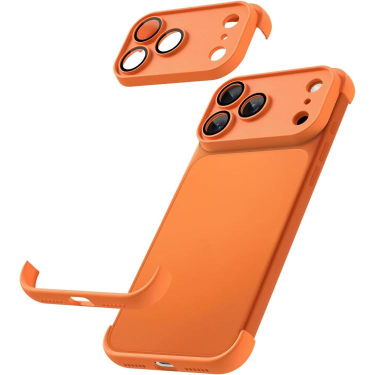 เคสโทรศัพท์ TPU บางพิเศษไม่มีขอบพร้อมถุงลมนิรภัยสี่มุมกันกระแทกและฟิล์มเลนส์ สำหรับ iPhone 17 Pro Max, สำหรับ iPhone 17 Pro, สำหรับ iPhone 17, สำหรับ iPhone Air