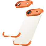 เคสโทรศัพท์ TPU บางพิเศษไม่มีขอบพร้อมถุงลมนิรภัยสี่มุมกันกระแทกและฟิล์มเลนส์ สำหรับ iPhone 17 Pro Max, สำหรับ iPhone 17 Pro, สำหรับ iPhone 17, สำหรับ iPhone Air