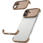 เคสโทรศัพท์ TPU บางพิเศษไม่มีขอบพร้อมถุงลมนิรภัยสี่มุมกันกระแทกและฟิล์มเลนส์ สำหรับ iPhone 17 Pro Max, สำหรับ iPhone 17 Pro, สำหรับ iPhone 17, สำหรับ iPhone Air