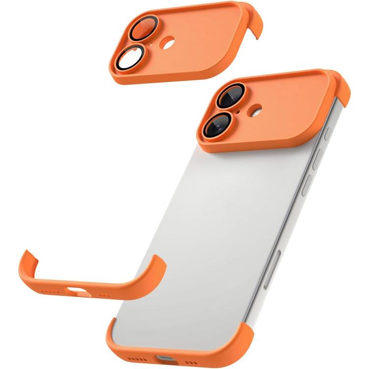 เคสโทรศัพท์ TPU บางพิเศษไม่มีขอบพร้อมถุงลมนิรภัยสี่มุมกันกระแทกและฟิล์มเลนส์ สำหรับ iPhone 17 Pro Max, สำหรับ iPhone 17 Pro, สำหรับ iPhone 17, สำหรับ iPhone Air