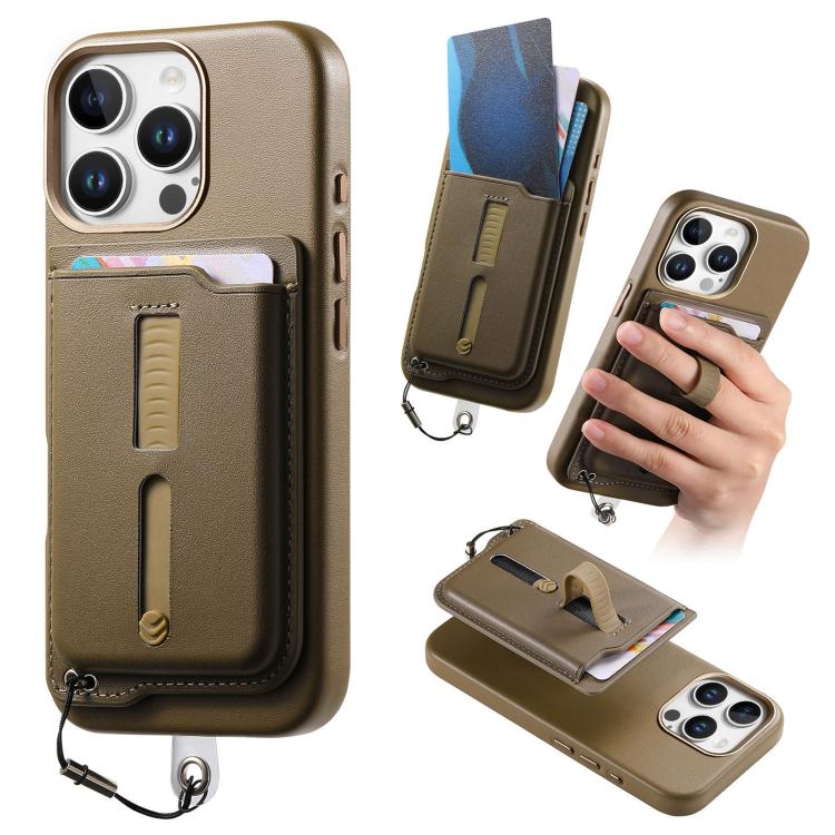 เคสโทรศัพท์กระเป๋าใส่บัตรแม่เหล็กถอดได้พร้อมแหวนจับนิ้วและสายกันหาย สำหรับ iPhone 14, สำหรับ iPhone 14 Pro, สำหรับ iPhone 14 Pro Max