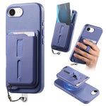 เคสโทรศัพท์กระเป๋าใส่บัตรแม่เหล็กถอดได้พร้อมแหวนจับนิ้วและสายกันหาย สำหรับ iPhone 17e / 16e, สำหรับ iPhone 17 Pro Max, สำหรับ iPhone 17 Pro, สำหรับ iPhone 17, สำหรับ iPhone Air, สำหรับ iPhone 16 Plus