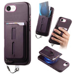 เคสโทรศัพท์กระเป๋าใส่บัตรแม่เหล็กถอดได้พร้อมแหวนจับนิ้วและสายกันหาย สำหรับ iPhone 17e / 16e, สำหรับ iPhone 17 Pro Max, สำหรับ iPhone 17 Pro, สำหรับ iPhone 17, สำหรับ iPhone Air, สำหรับ iPhone 16 Plus