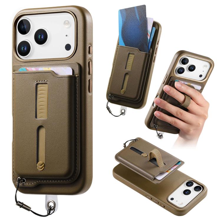 เคสโทรศัพท์กระเป๋าใส่บัตรแม่เหล็กถอดได้พร้อมแหวนจับนิ้วและสายกันหาย สำหรับ iPhone 17e / 16e, สำหรับ iPhone 17 Pro Max, สำหรับ iPhone 17 Pro, สำหรับ iPhone 17, สำหรับ iPhone Air, สำหรับ iPhone 16 Plus