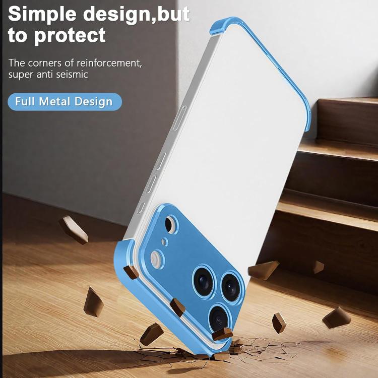 เคสโทรศัพท์กันกระแทกสี่มุมแบบไร้กรอบบางพิเศษวัสดุไทเทเนียมอัลลอย สำหรับ iPhone 17 Pro Max, สำหรับ iPhone 17 Pro, สำหรับ iPhone 17, สำหรับ iPhone Air