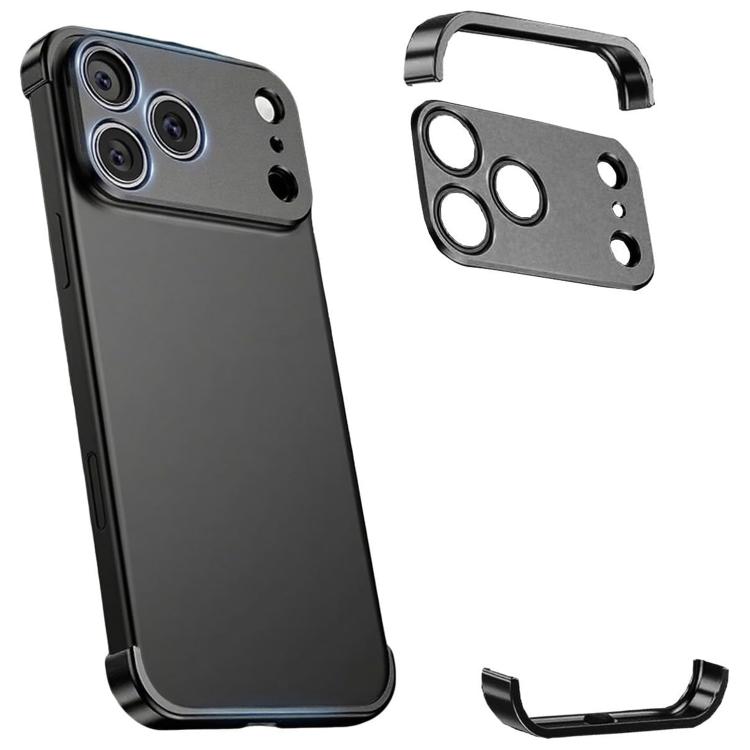 เคสโทรศัพท์กันกระแทกสี่มุมแบบไร้กรอบบางพิเศษวัสดุไทเทเนียมอัลลอย สำหรับ iPhone 17 Pro Max, สำหรับ iPhone 17 Pro, สำหรับ iPhone 17, สำหรับ iPhone Air