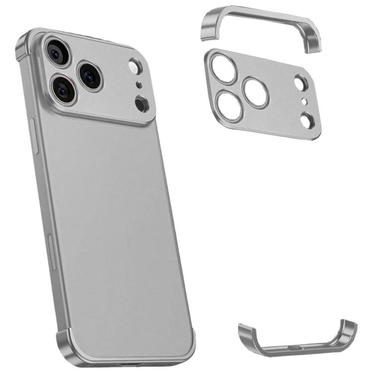 เคสโทรศัพท์กันกระแทกสี่มุมแบบไร้กรอบบางพิเศษวัสดุไทเทเนียมอัลลอย สำหรับ iPhone 17 Pro Max, สำหรับ iPhone 17 Pro, สำหรับ iPhone 17, สำหรับ iPhone Air