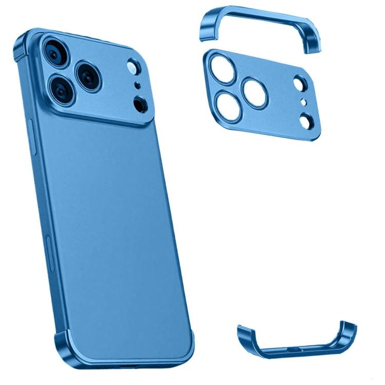 เคสโทรศัพท์กันกระแทกสี่มุมแบบไร้กรอบบางพิเศษวัสดุไทเทเนียมอัลลอย สำหรับ iPhone 17 Pro Max, สำหรับ iPhone 17 Pro, สำหรับ iPhone 17, สำหรับ iPhone Air