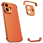เคสโทรศัพท์กันกระแทกสี่มุมแบบไร้กรอบบางพิเศษวัสดุไทเทเนียมอัลลอย สำหรับ iPhone 17 Pro Max, สำหรับ iPhone 17 Pro, สำหรับ iPhone 17, สำหรับ iPhone Air