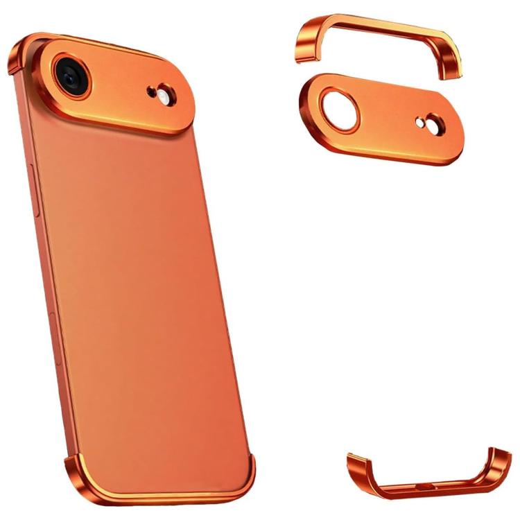 เคสโทรศัพท์กันกระแทกสี่มุมแบบไร้กรอบบางพิเศษวัสดุไทเทเนียมอัลลอย สำหรับ iPhone 17 Pro Max, สำหรับ iPhone 17 Pro, สำหรับ iPhone 17, สำหรับ iPhone Air