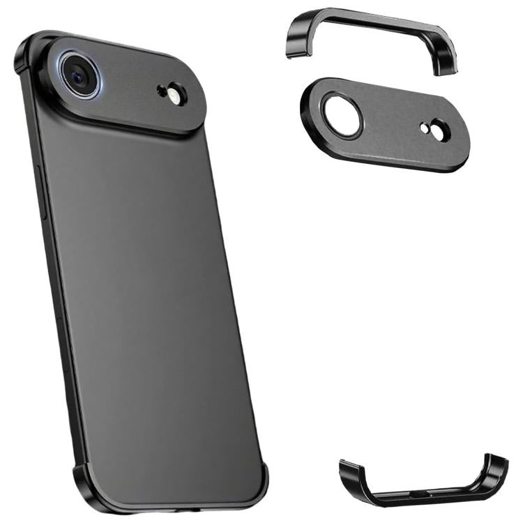 เคสโทรศัพท์กันกระแทกสี่มุมแบบไร้กรอบบางพิเศษวัสดุไทเทเนียมอัลลอย สำหรับ iPhone 17 Pro Max, สำหรับ iPhone 17 Pro, สำหรับ iPhone 17, สำหรับ iPhone Air