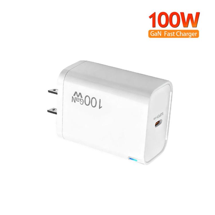 ที่ชาร์จ TE-PD46 GaN 100W PD 45W รองรับเต็มรูปแบบ พร้อมสายข้อมูล Type-C ถึง Type-C ปลั๊ก US