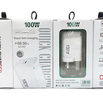 ที่ชาร์จ TE-PD46 GaN 100W PD 45W รองรับเต็มรูปแบบ พร้อมสายข้อมูล Type-C ถึง Type-C ปลั๊ก UK