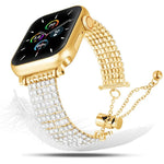 สายรัดนาฬิกาโลหะประดับเพชรแบบล็อกหรูหรา สำหรับ Apple Watch ขนาด 46 มม. / 49 มม. / 45 มม. / 44 มม. และ Apple Watch ขนาด 42 มม. / 41 มม. / 40 มม. / 38 มม.