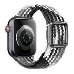 Modern Style Magnetic Buckle Woven Nylon Watch Band, For Apple Watch 46mm / 49mm / 45mm / 44mm, For Apple Watch 42mm / 41mm / 40mm / 38mm